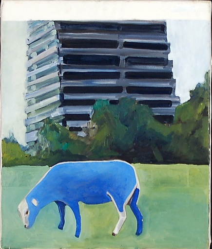 [09980042] Blauw schaap