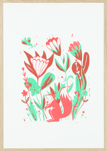 [15550001] Eekhoorn met bloemen